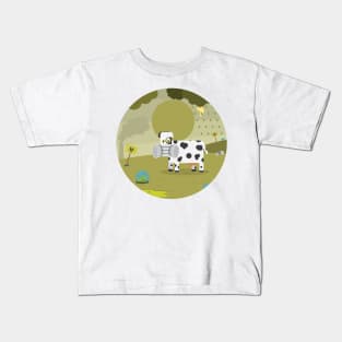 Pollution Cow Kids T-Shirt